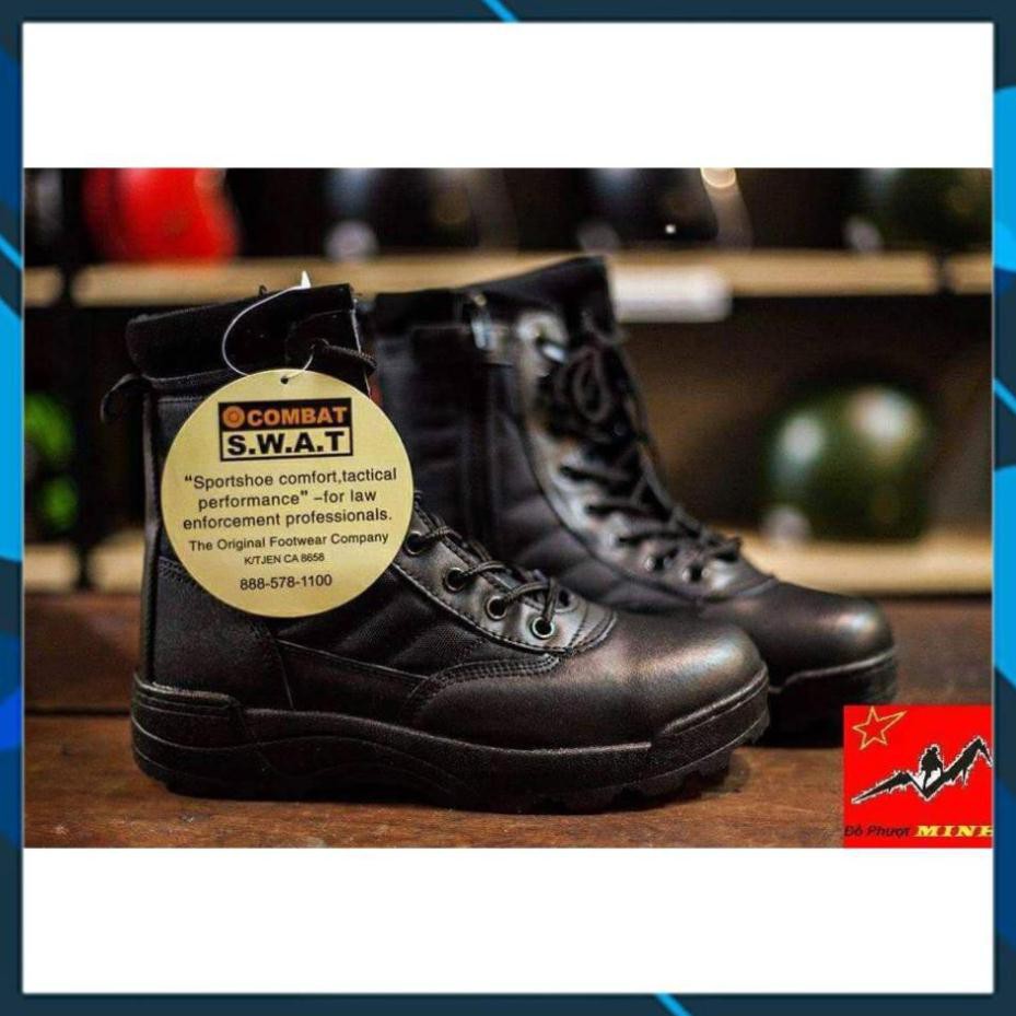 Giày nam cổ cao SWAT đẳng cấp,Đi Phượt AL6 " ^ * $
