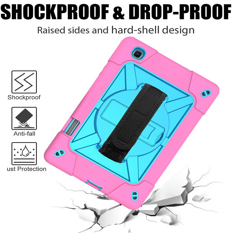 Ốp Lưng Ba Lớp Silicone Chống Sốc Cho Galaxy Tab S6 Lite 10.4 Samsung Galaxy Tab S6 Lite 10.4 2020 SH-P610 SH-P615