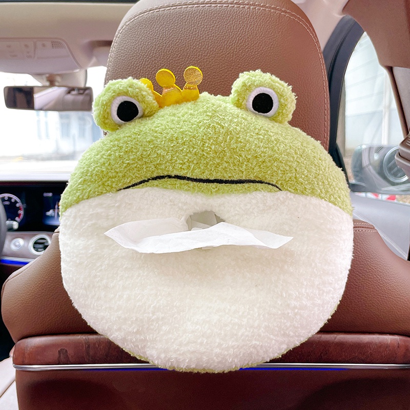 Hộp Đựng Khăn Giấy Hình Chim Cánh Cụt Hoạt Hình Sáng Tạo Thông Dụng Cho Xe Hơi