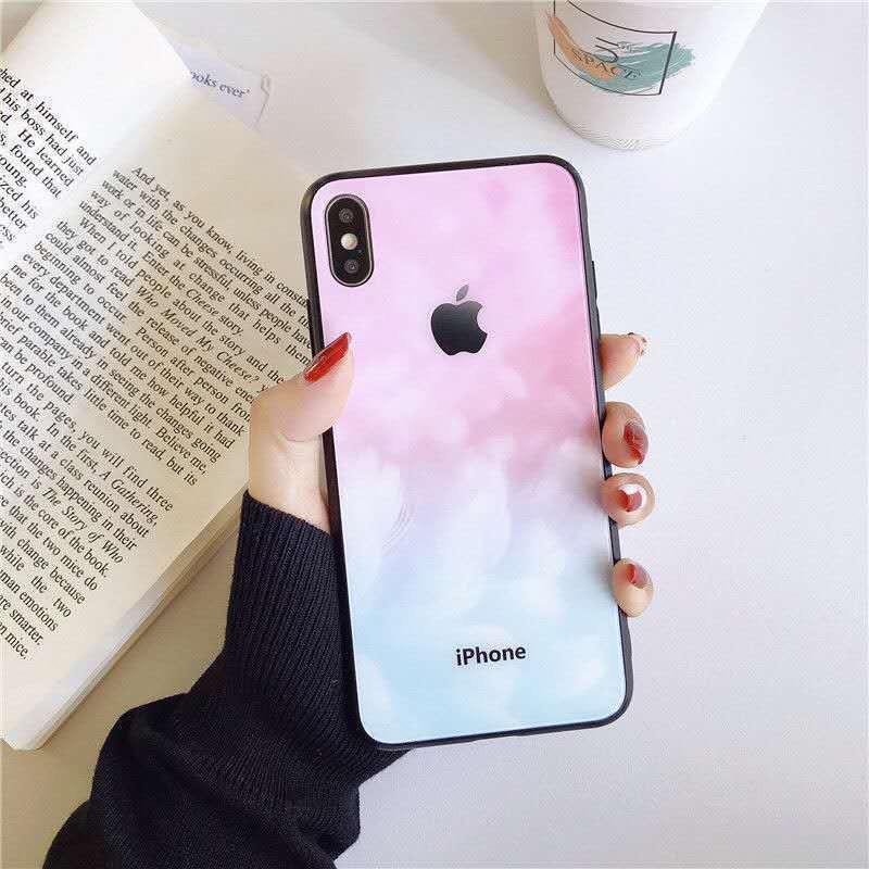 Ốp Điện Thoại Mặt Gương Nghệ Thuật Cho Iphone 12pro Max X / Xr 11pro Max