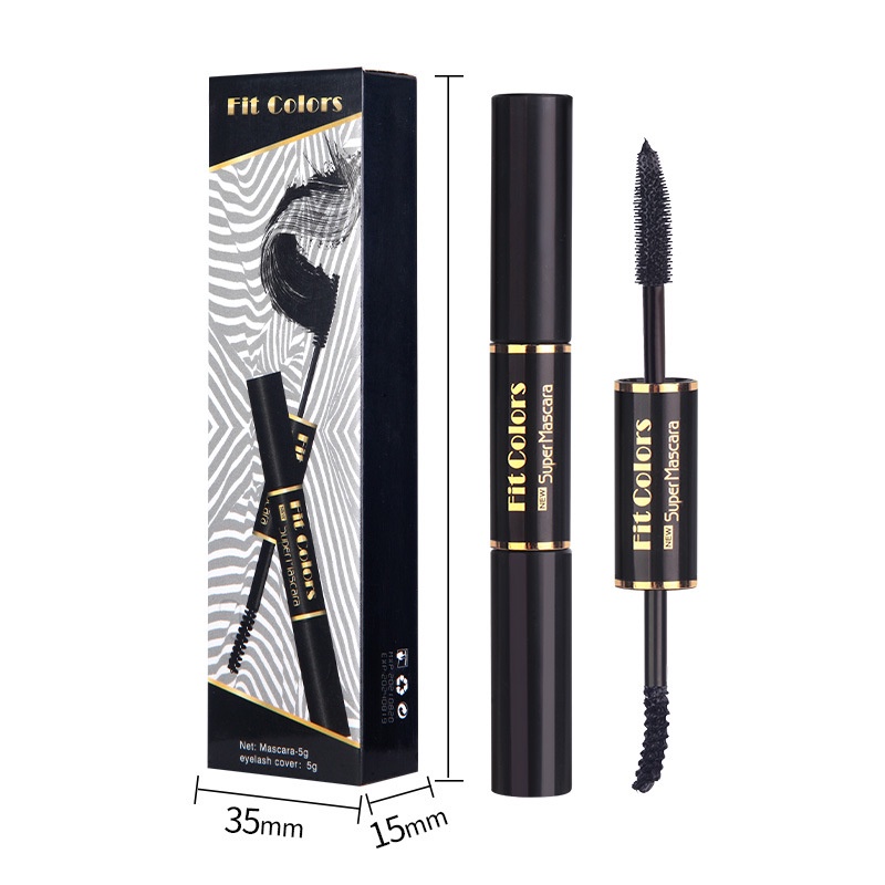 Mascara Hai Đầu Khô Nhanh Chống Nước Chống Nhòe Lâu Trôi 5 Màu Tùy Chọn