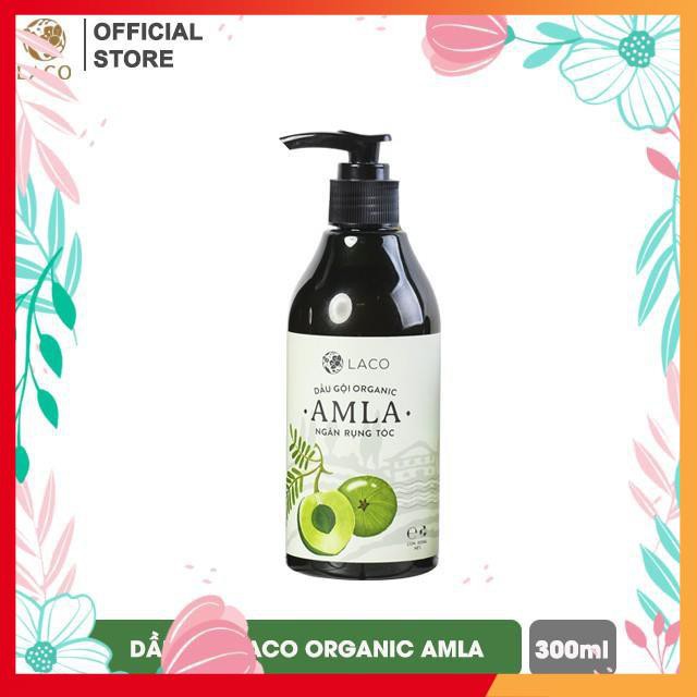 ☺️Bộ sản phẩm Laco ORGANIC AMLA [FREE SHIP]☺️Dầu gội ngăn ngừa rụng tóc Amla, dầu xả suôn mềm Amla, Serum dưỡng tóc Amla