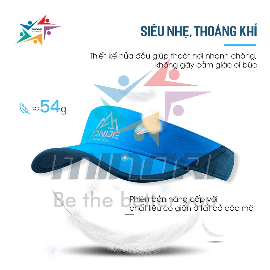 Mũ Lưỡi Trai Nửa Đầu Thể Thao Aonijie E4080S - Thấm Hút, Chống Nắng