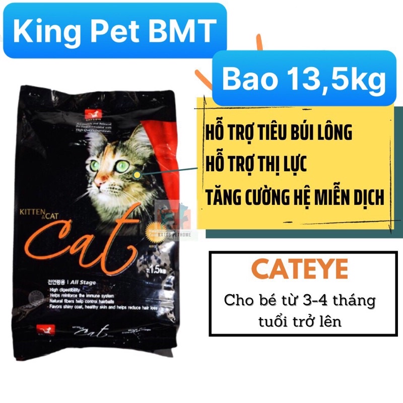 CATEYE BAO 13,5kg và 5kg THỨC ĂN CHO MÈO NHẬP KHẨU HÀN QUỐC