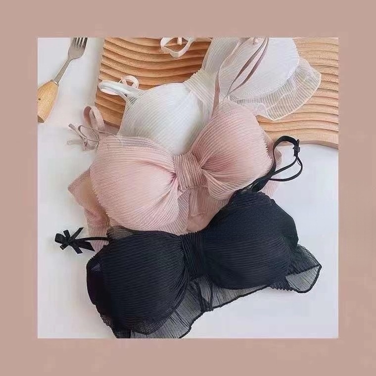 Áo Lót Nâng Ngực Phối Ren Không Gọng Plus Size Không Đường May / Áo Ngực Thể Thao Dành Cho Nữ