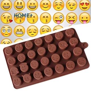 Khuôn bằng nhựa silicone DIY để làm bánh trang trí hình emoji