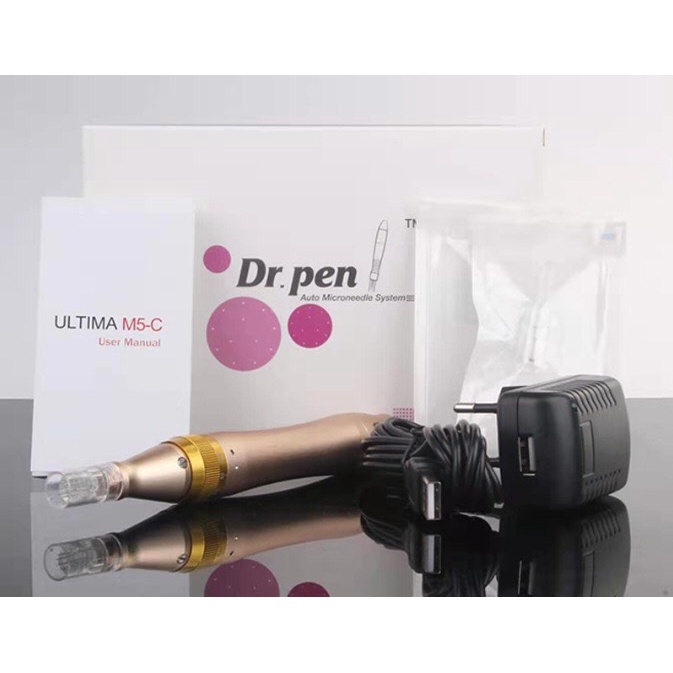 Dr Pen M5 Vàng Tích Điện Cấy Trắng Cấy Tảo Máy Phi Kim Máy Vi kim Cấy Phấn Trắng Vi Tảo Da Máy Nano Tóc Da Đầu Spa