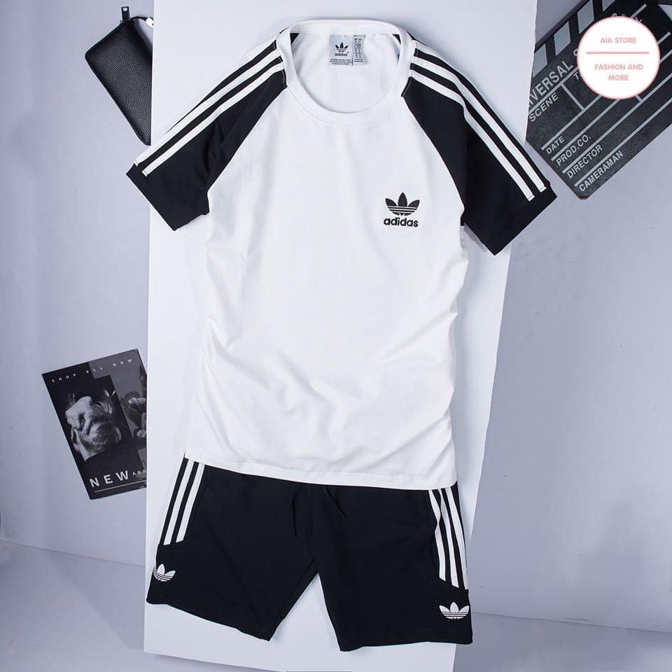 Bộ Thể Thao Nam Hè,Chất Cotton Co Dãn 4 Chiều Cực Mát,Cực Đẹp, In Logo Chắc Chắn | BigBuy360 - bigbuy360.vn