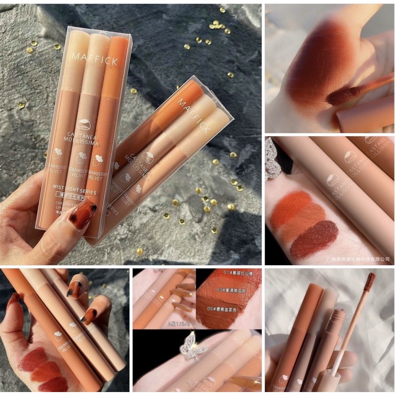 Son kem XI YUAN Lâu Trôi Màu Sắc Gợi Cảm Y1