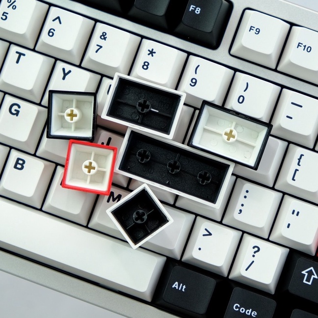Keycap WOB-BOW-RED CMK Aifei 250 nút nhựa ABS Doubleshot bản mới