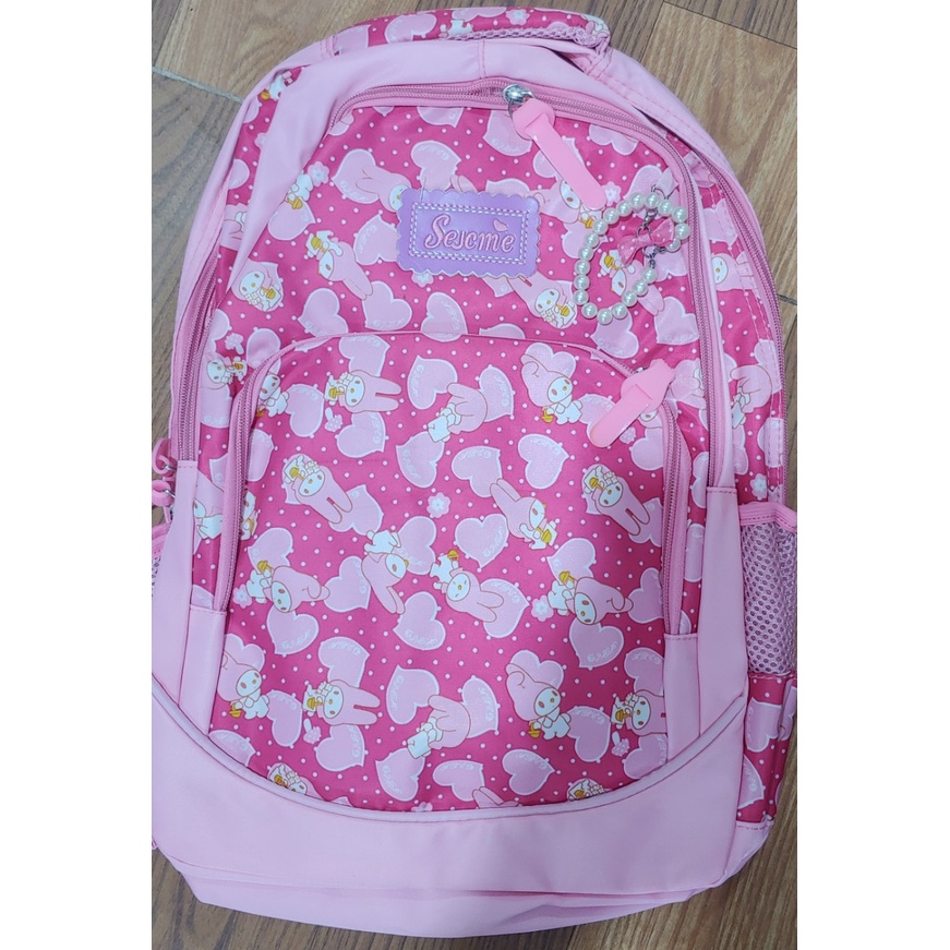 BALO BÉ GÁI , BALO HỌC SINH HỌA TIẾT DỄ THƯƠNG SESAME BL06