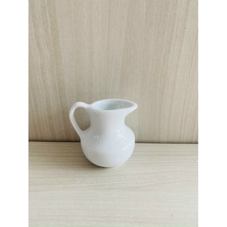 Bình đựng sữa, đựng đường 50ml sứ trắng Bát Tràng
