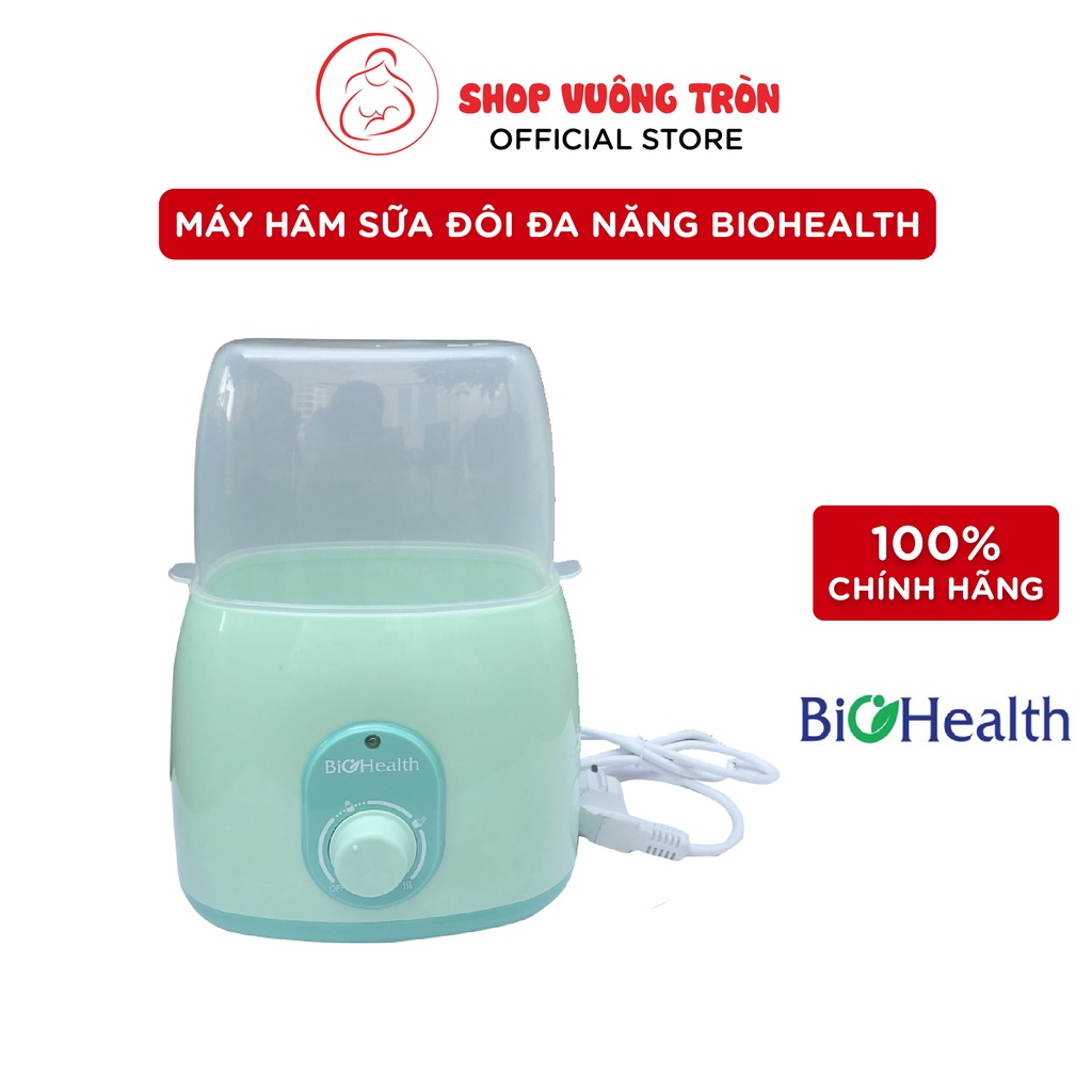 Máy Hâm Sữa Đôi Đa Năng BioHealth BH9210 Nhiều Tính Năng Tiện Dụng Cho Mẹ, An Toàn Cho Bé