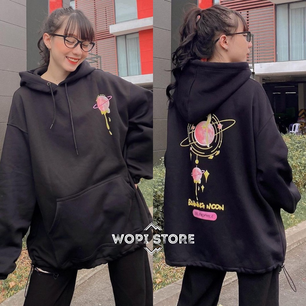 Áo Hoodie MORA Form Rộng Nỉ Bông Dày Dặn Ulzzang Unisex | BigBuy360 - bigbuy360.vn