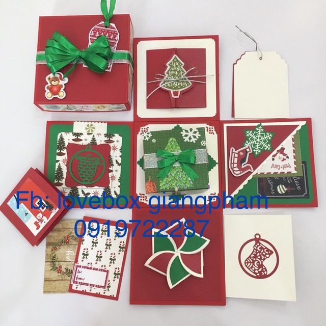 Hộp ảnh noel - love box