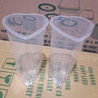 Ly tim 700 ml ko nắp thanh lý