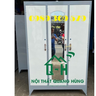 Tủ sắt 3 cánh đựng quần giao nhanh trong ngày hcm
