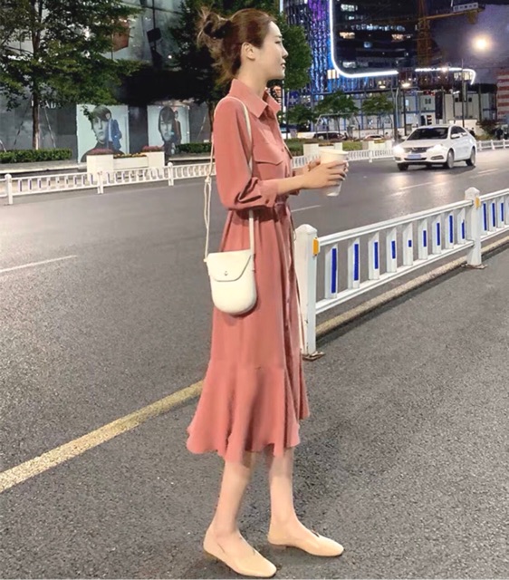 Đầm váy đuôi cá túi hộp 13 màu xuongvnxk vnxk