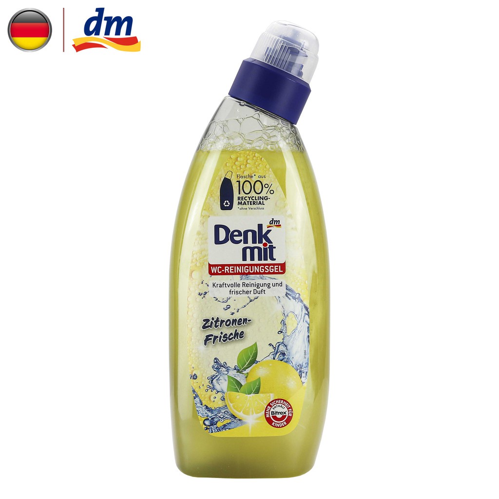 Nước tẩy rửa bồn cầu, nhà vệ sinh Denkmit dung tích 750ml [Hàng Đức chính hãng]