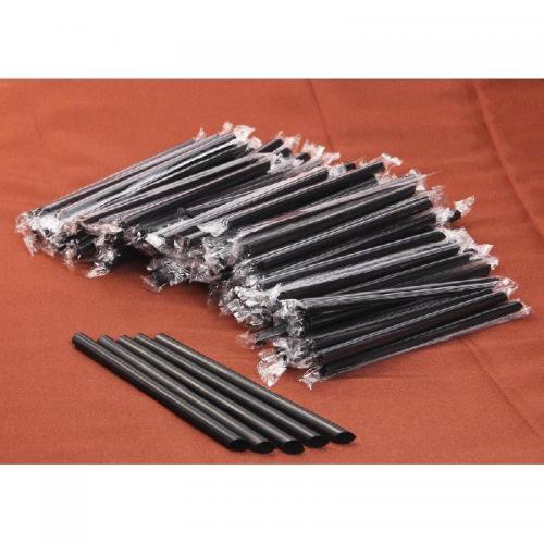 Ống Hút Dùng Một Lần Trắng/Đen Phi 6 - 8 &12 Gói 500gr Cho Các Quán Cafe & Trà Sữa