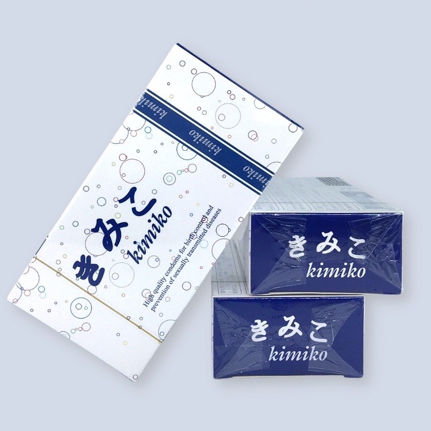 Bao cao su KIMIKO, bao cao su tăng khoái cảm mạnh, kéo dài thời gian yêu, Hộp 12 bcs