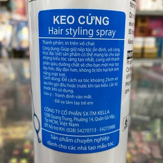 Keo xịt tóc Kella 420ml (cứng)