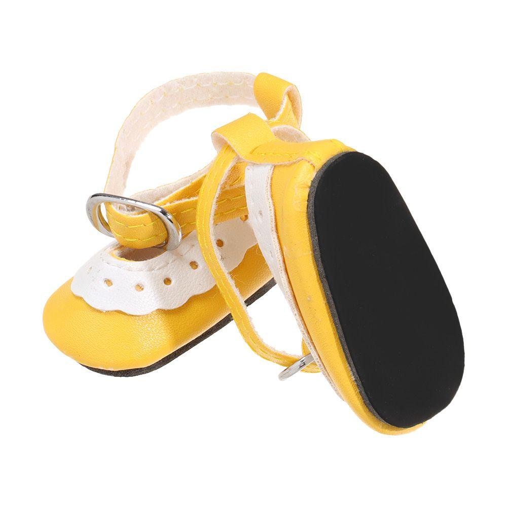 Giày Da Màu Cầu Vồng 5cm Cho Búp Bê