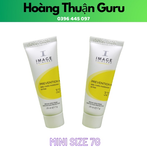 Kem chống nắng cho da dầu mụn và da nhạy cảm Image Skincare spf 32+ size mini 1 tuýp 7g