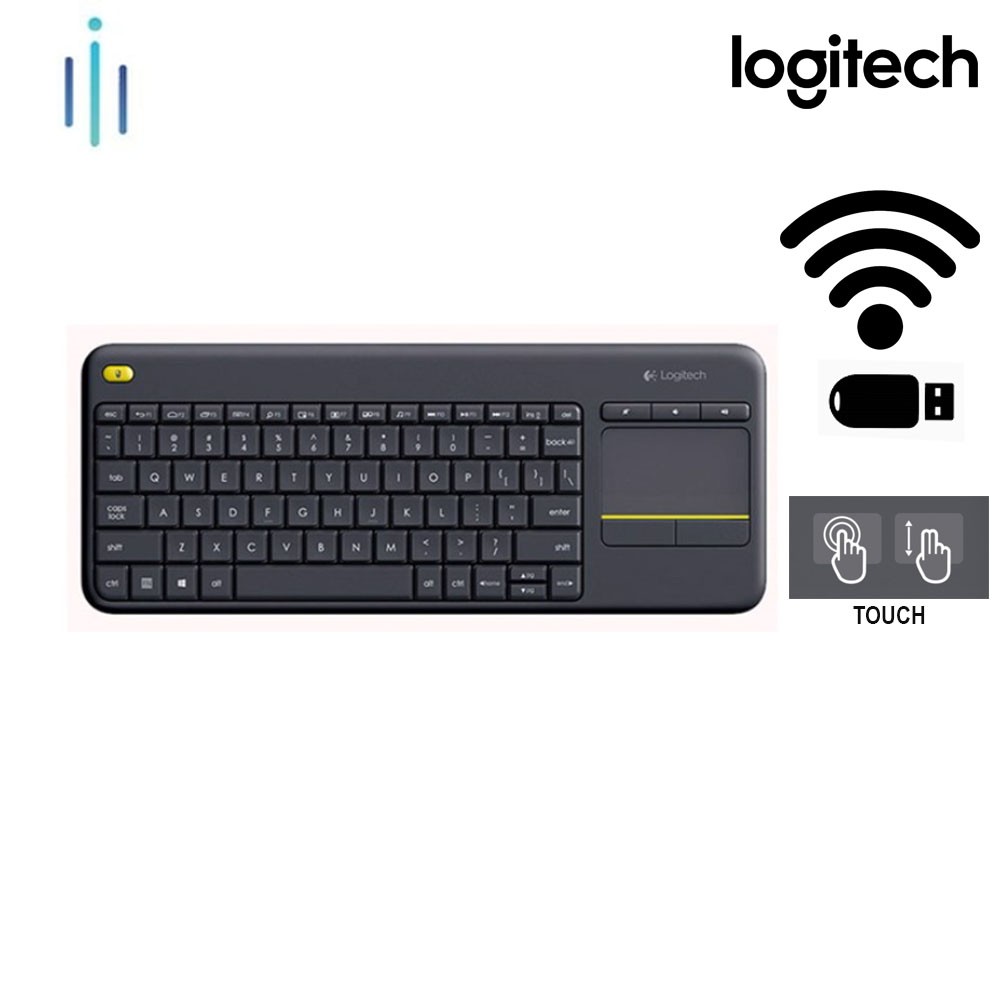 Bàn Phím Không Dây Logitech K400 PLUS Touch Wireless