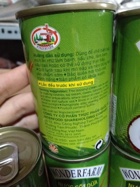 [Mã 77FMCGSALE1 giảm 10% đơn 250K] Nước cốt dừa Wonderfarm long nhí [ 160ml] | BigBuy360 - bigbuy360.vn