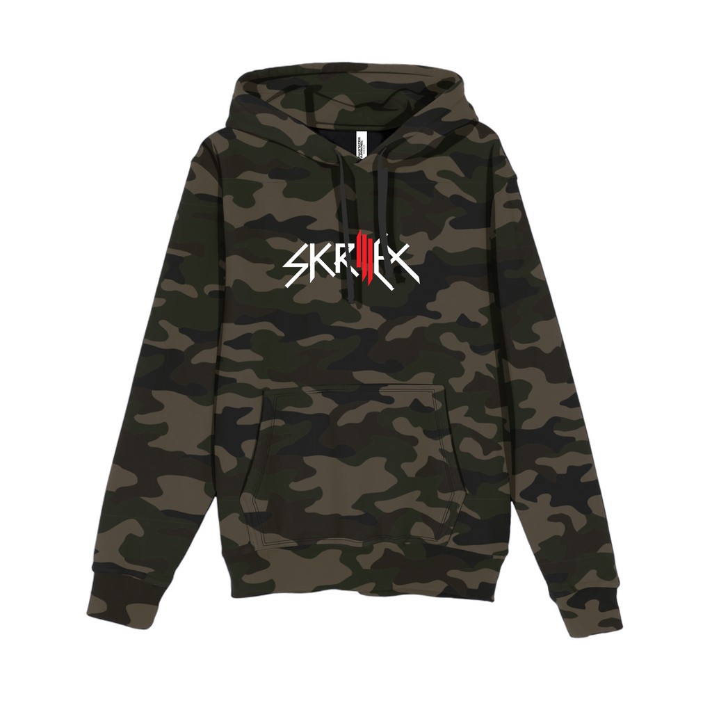 Áo Hoodie In Logo Skrillex Đơn Giản