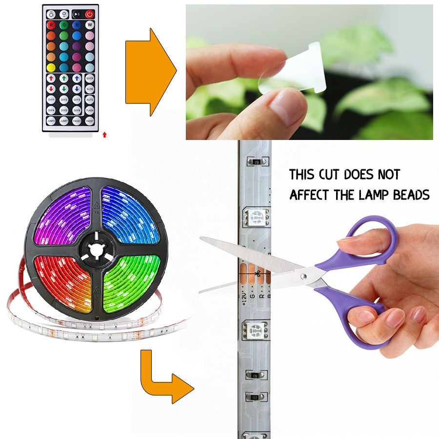Cuộn Dây Đèn LED SMD5050RGB44 5M 10M 15M 20M Chuyên Dụng