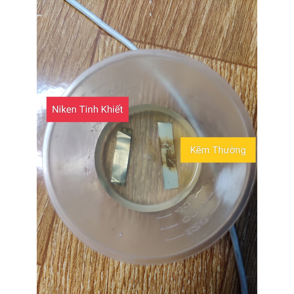 Niken tinh khiết (99,6%) N6 dùng hàn cell pin, đóng pin size 0.15x8mm