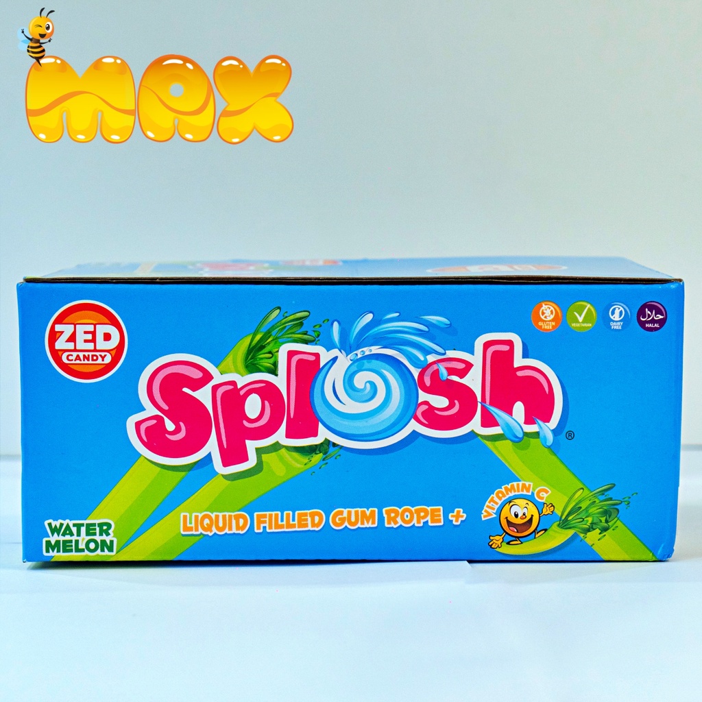 Kẹo cao su dạng thanh Splosh vị dưa hấu kẹo gum cho bé gói 17gr
