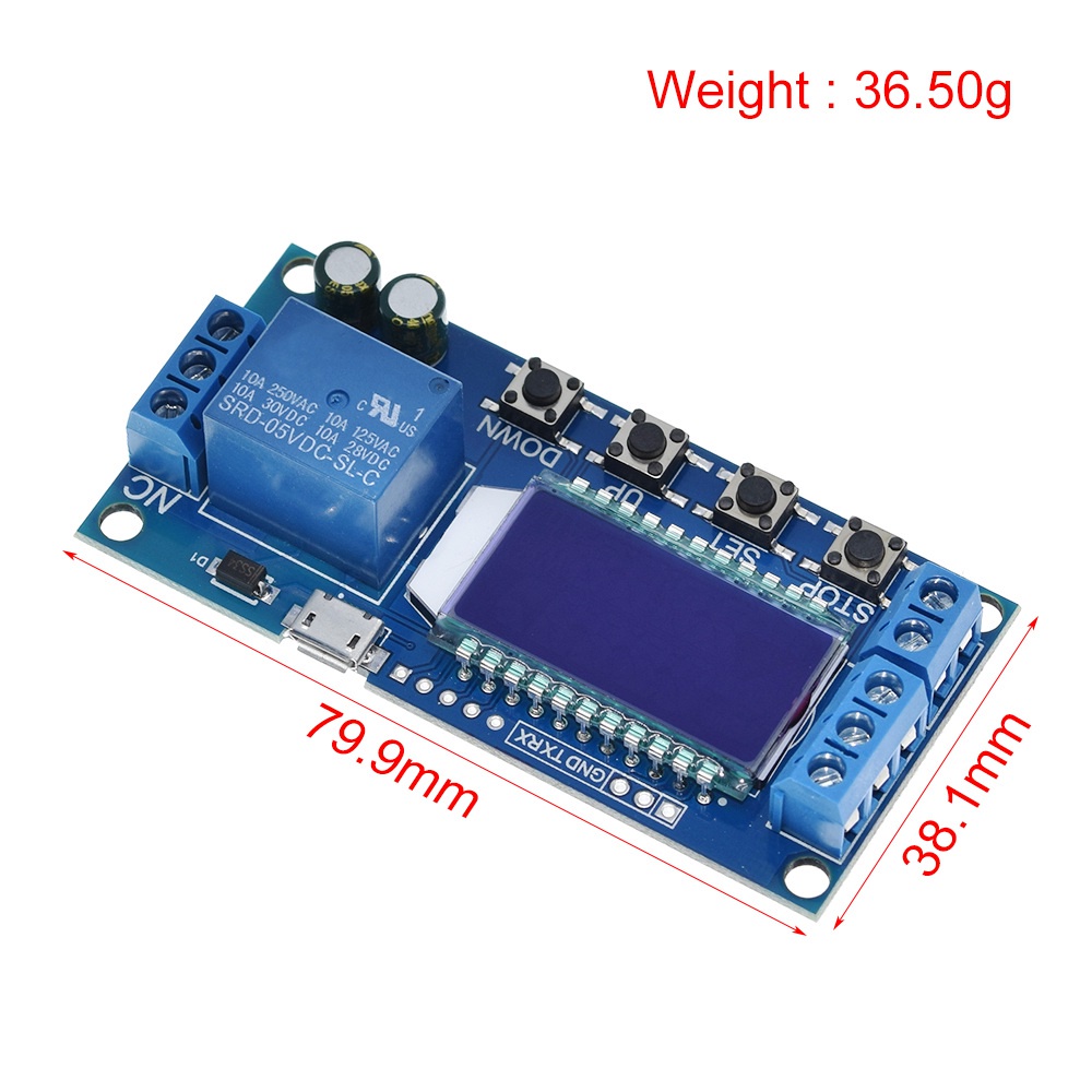 Mô Đun Rơ Le Hẹn Giờ 6-30V XY-LJ02 Chuyên Dụng
