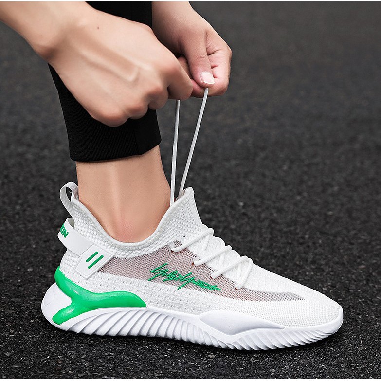 Giày nam giày sneaker lưới thoáng khí chống hôi chân, fullsize, 3 màu - #K86