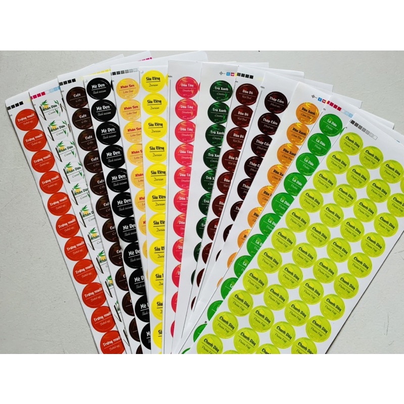 48 Tem dán nhân bánh trung thu cao cấp