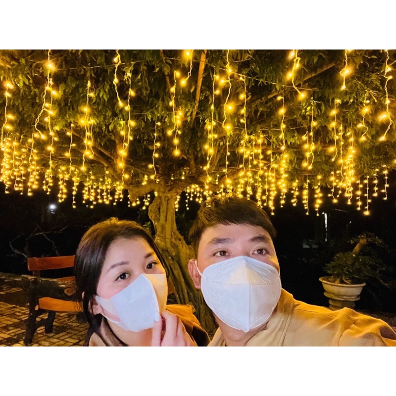 Đèn Nháy Rèm 12M / 0,6M 60 Sợi Rủ. Đèn Led Mành 12m 60Sợi Rủ