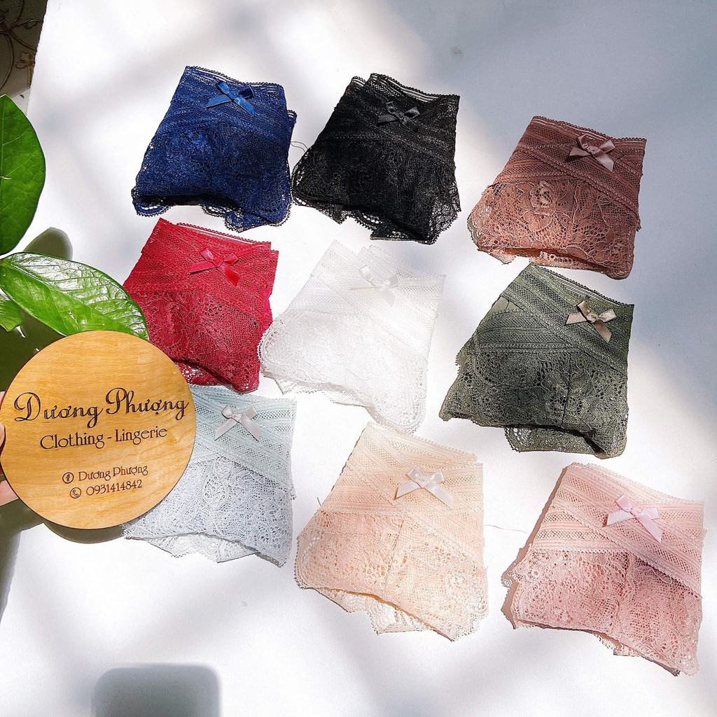 Quần lót ren cạp chéo cao cấp mềm mịn quyến rũ - QL080 | BigBuy360 - bigbuy360.vn