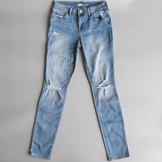 Quần jeans skinny OL NA xử lí bạc đùi xuất khẩu Mỹ
