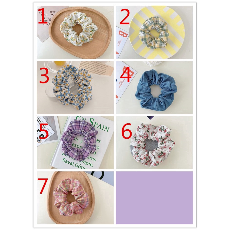 Dây Buộc Tóc Họa Tiết Hoa Thời Trang Cho Nữ