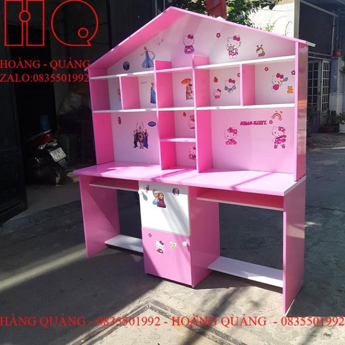 bàn học đôi cho bé gái nhựa đài loan cao cấp miễn phí ship hcm | BigBuy360 - bigbuy360.vn