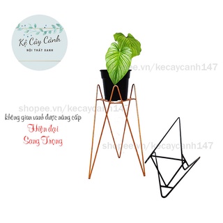 Giá đỡ kệ cây cảnh 3CN ⚡ SANG TRỌNG ⚡ làm bằng sắt sơn tĩnh điện , dễ sử dụng cho nội thất hiện đại