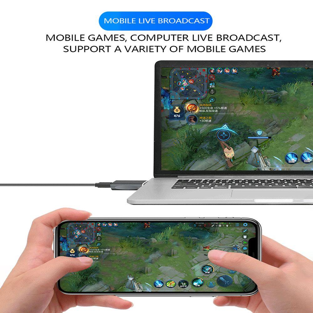 BTLIMER Thẻ Ghi Hình Video Âm Thanh Bằng Hợp Kim Nhôm Cho Trò Chơi Phát Sóng Trực Tiếp HDMI-Compatible