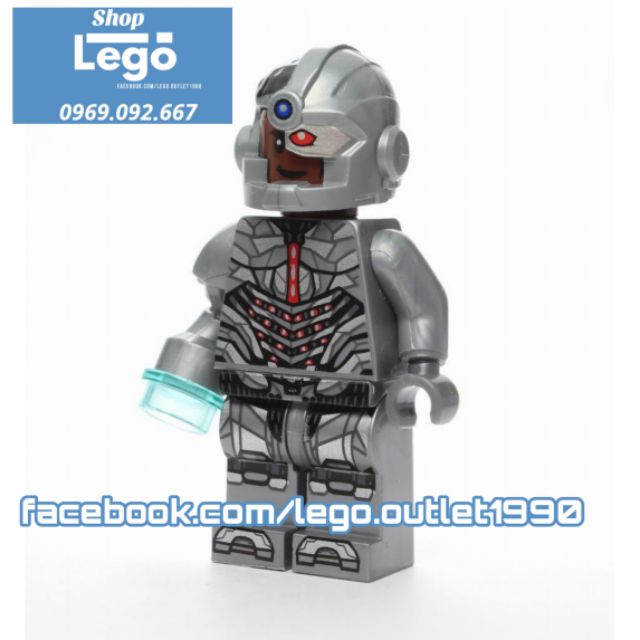 Xếp hình Justice League Wonder Woman - Superman - Cyborg - Flash - Aquaman - Batman Bizzaro Lego Minifigures Xinh X0167