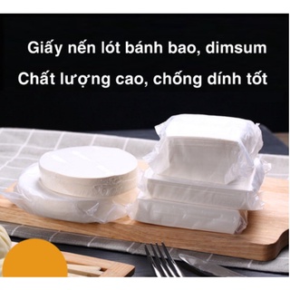 Giấy nến lót bánh bao, dimsum tròn 500 tờ