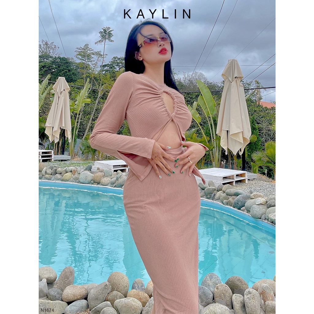 Đầm body KAYLIN khoét ngực N1674