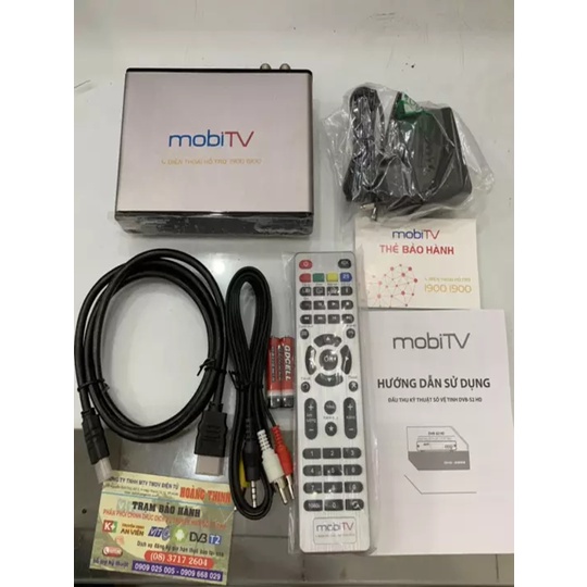 ĐẦU THU TRUYỀN HÌNH SỐ VỆ TINH DVB S2 MOBITV HÀNG CHÍNH HÃNG