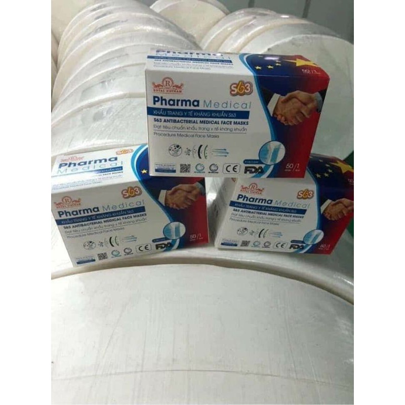 1 Hộp 50 chiếc Khẩu trang y tế 4 lớp kháng khuẩn có giấy chứng nhận | BigBuy360 - bigbuy360.vn