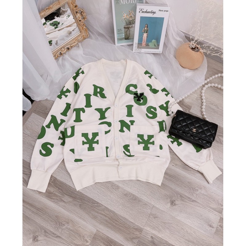 🎈 Áo khoác cardigan chữ cái 🎈(về thêm hoạ tiết trái tim) | BigBuy360 - bigbuy360.vn